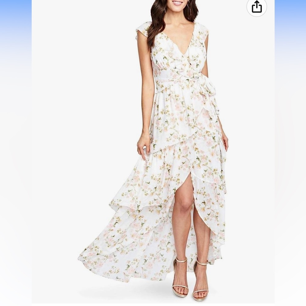 RACHEL Rachel Roy Women's Helena Maxi in Eggshell Blush Combo